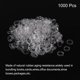 thumbnail image 3 of Uxcell 1000 Paquete de Bandas de Goma Elásticas Transparentes de 10mm x 2mm para el Cabello, Bandas de Goma para el Hogar y la Oficina, 3 of 5