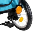 thumbnail image 6 of Ibiyaya FS2080-B Happy Pet Bike Trailer-Jogger 2.0 Foldable 3-Wheel Medium Pet Stroller-Trailer Combo for Running, Jogging & Hiking, Ocean Blue, 6 of 7