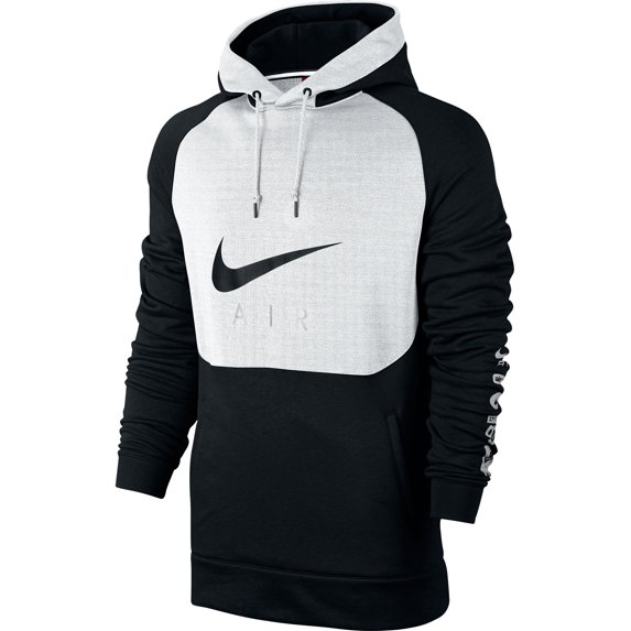 Nike Basketball Air Hybrid Men's Pullover Hoodie Black/White 832216-010