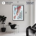 thumbnail image 5 of Cyan Leaf Rise Shadowbox Print Travel Art Prints by Notoriart, Black Frame, 37 x 55, 5 of 7