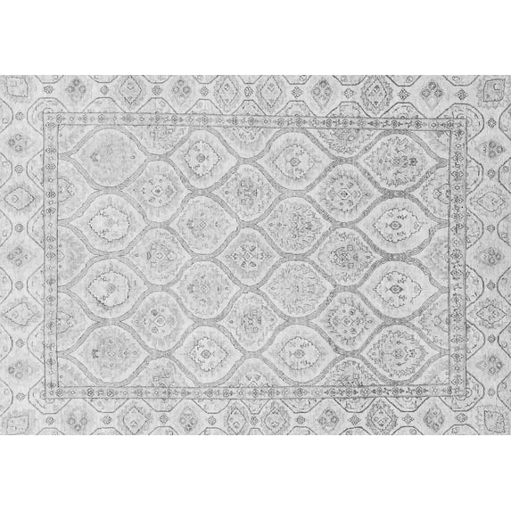 Ahgly Company Indoor Rectangle Oriental Gray Traditional Area Rugs, 3' x 5'