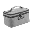 thumbnail image 1 of Bunblic Family First Aid Medical Box Storage Organizer Storage Case Bin Dustproof 2 Tier First Aid Case for Car Cosmetic Toy Hiking Gray, 1 of 8