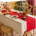 thumbnail image 1 of Home Textile Products Joyfol Day Red Christmas Table Runners Table Runner For Xmas Holiday Winter Festival Kitchen Dining Tabletop Decoration, 1 of 4
