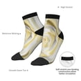 thumbnail image 6 of Pofeuu White Rose Print 30cm Socks, Adult Running Hiking Socks for Youth and Adult, 6 of 7