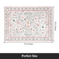 thumbnail image 6 of LOKHOM 5'x 7' Floral Washable Area Rugs for Living Room, Non Slip Low Pile Floor Carpet Soft Distressed Rug for Bedroom, Dining Room, Pink, 6 of 6