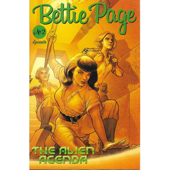 Bettie Page and the Alien Agenda #2C VF ; Dynamite Comic Book