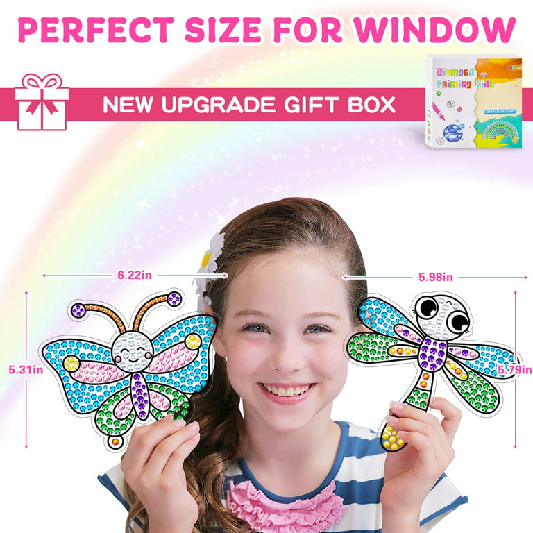 Gifts for 7 8 9 10 11 Year Old Girls: Art and Craft Kits for Kids 8-12 Birthday Gifts Toys for Girls Age 6-12 Mermaid Diamond Painting Kits for