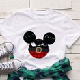 thumbnail image 1 of Camiseta navideña de Mickey Minnie de Disney para mujer, ropa de Navidad con vibraciones para Festival de moda, Tops familiares, camiseta Tumblr 2022, 1 of 5