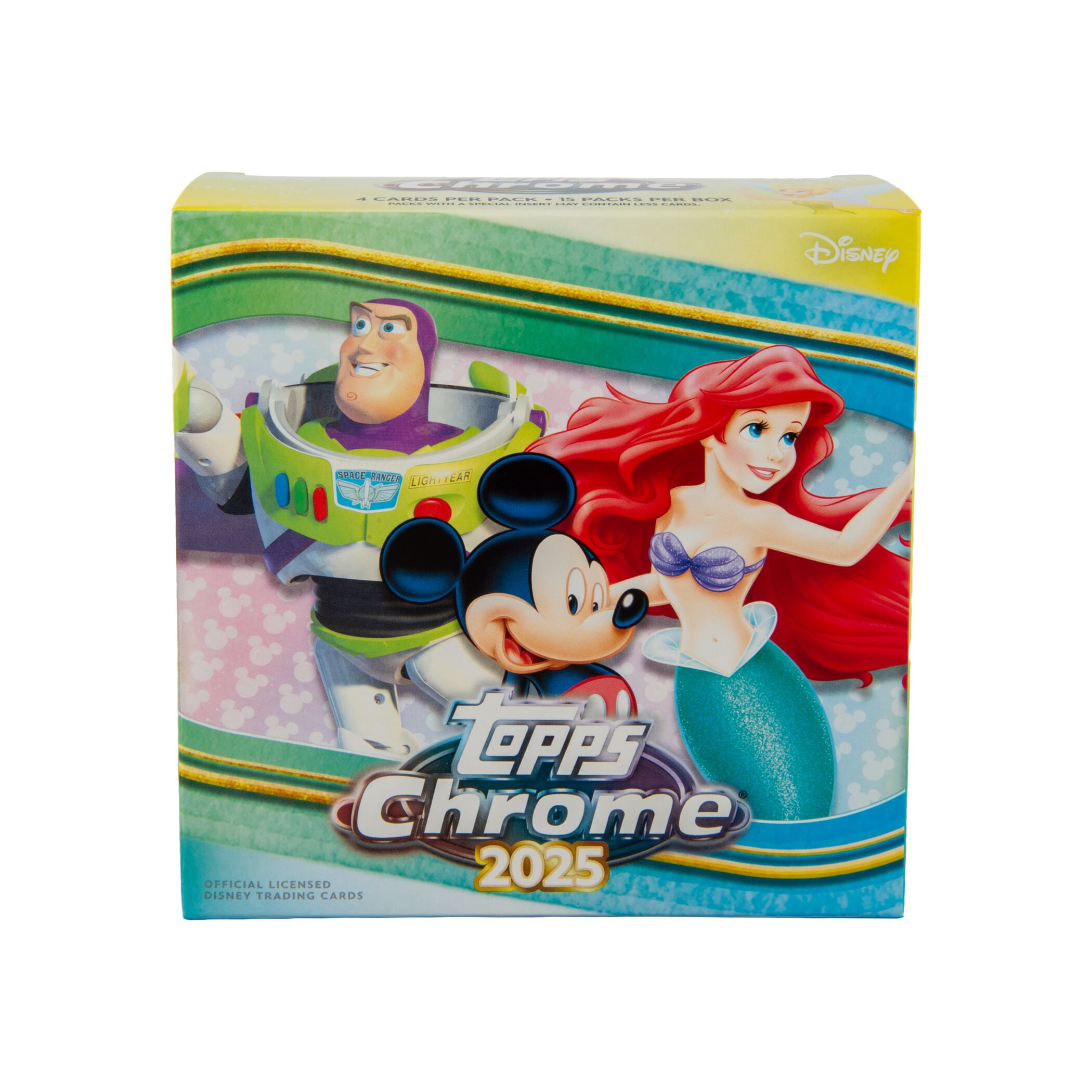 25 Topps Disney Chrome Trading Cards Monster Box