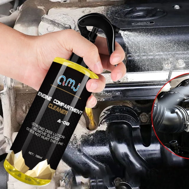 Teissuly 100ml Oil Film Remover, Car Engine Cleaner Bilge Exterior Degreasing Decontamination No Cleaning Oil Film Spray Cleaner Teissuly WER2023112004522