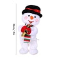 thumbnail image 3 of XUYAN 13" Santa Clau Milu Deer Snowman Christmas Plush Electric Toy Christmas Tree Can Sing and Dance Gift Electric Toy, Singing and Dancing Animated Electric Christmas Toys for Kids, 3 of 5