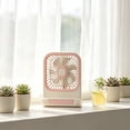 thumbnail image 6 of AuroraX White Desk Fans Personal Cooling Portable Mini Fan USB Quiet Battery Operated Adjustable Speeds Rechargeable Outdoor Travel Fan, 6 of 6