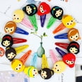 thumbnail image 2 of Horquillas de Disney para niñas, Elsa, Anna, Blancanieves, Bella, Ariel, pinzas para el pelo de princesa, pasadores, Clip deslizante, accesorios para el cabello para niños Gao Jinjia LED, 2 of 2