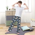 thumbnail image 5 of Wobogo Chicken Watercolor Long Pajama Pants Bottoms Soft Sleepwear with Pockets, 5 of 9