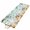 Blue, variant on Easter 2'x6' Runner Rugs for Hallway Kitchen Bedside Non Slip Washable, Spring Watercolor Eggs Tulip Wooden Grain Teal Entryway Rug Runners with Rubber Backing, Long Carpet Runner for Laundry Room