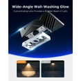 thumbnail image 3 of Yinghao 8 Pack Bright Solar Fence Lights Outdoor for Deck, Railing, Stair, Retaining Wall, Waterproof Led Accent Lamp Ambient Lighting with Spot Len, 3 of 8