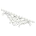 thumbnail image 3 of kurtrusly Floating Shelf Hollow Storage Rack for Office Bedroom Bathroom Decor Crafts white, 3 of 9