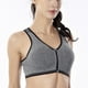 thumbnail image 4 of Sujetador deportivo sin costuras Lorddream con cremallera frontal para mujer (paquete de 1, tallas M a 4XL), 4 of 8