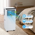 thumbnail image 3 of AKDSteel Portable Air Conditioner, 8000 Btu Smart Control, Cools Rooms Up To 450 Sq. Ft., Includes Remote And Window Kit, 3 of 7