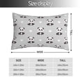 thumbnail image 2 of Balery Panda Bear Funda de Cojín Estampada, Regalos para Mujeres, Regalos de Amor para Ella, Regalos para Novia o Esposa, Funda de Almohada-14"x20", 2 of 6