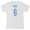 thumbnail image 3 of Men's 1863FC Gavi White Barcelona Player T-Shirt, 3 of 3