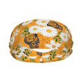 thumbnail image 2 of Wukai White Floral and Butterflies Sports sweatband,Men & Women Sweatband Headband for Running, Cross Training, Racquetball, Working Out, 2 of 7