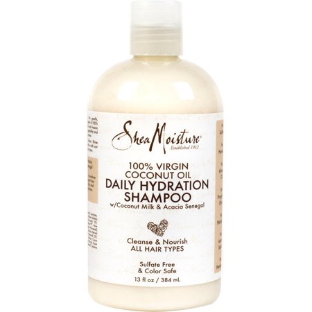 SheaMoisture Daily Hydration Shampoo 100% Virgin Coconut Oil 13 oz