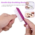 thumbnail image 4 of Cepillos para limpiar uñas SQULIGT con mango y agarre, 6 piezas, 4 of 5