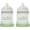 Adiri NxGen Newborn Nurser Baby Bottle 2 Pack, White, 5.5 Ounce