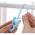 thumbnail image 5 of Clothes Pins 12 Pack Clothespins With Plastic Rope For Clothesline Drying Clothing Clips Small Mini HUSERYT, 5 of 5