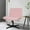 Pink, variant on Criss Cross Chair Modern Wide Seat with Mid back Armless Home Office Capacity 300lbNo Wheels Modern Swivel Height Adjustable Ergonomic Desk Computer Task Vanity Chairs，Pink