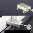 thumbnail image 2 of Profesión puertas y ventanas correderas de bloqueo antirrobo Guillotina deslizable tapón Gabinete Cerraduras de muebles puertas de correas de seguridad de hardware, 2 of 7