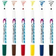thumbnail image 3 of Marvy Uchida Fabric Markers, Brush Tip, Primary Colors, 6 Count – Permanent, Water Resistant, Non-Toxic, 3 of 5