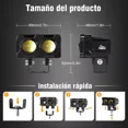 thumbnail image 2 of . Par Faros Auxiliares Punkzz Lupa Led For Auto Moto 80w, 2 of 7