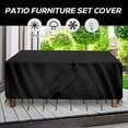 thumbnail image 2 of 2X Impermeable para Juego de Muebles de Patio, Fundas para Muebles Resistentes para Sofá Seccional de Exterior, Mesa de Mimbre y Ratán XL, 2 of 6