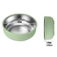 thumbnail image 5 of Shoreew Stainless Steel Baby Bowls with Suction 2-in-1 Toddler Feeding Plates Heat-Resistant Spill-Proof Suction Bowls for Infant, 5 of 7