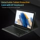 thumbnail image 2 of Funda protectora portátil desmontable para tableta con ranura para lápiz de teclado BT Compatible Tomshoo Adecuado para Samsung Tab A7 10.4 2020/T500/T505/T507, 2 of 7