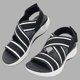 thumbnail image 1 of Sandalias cruzadas elásticas para mujer, zapatillas de verano, zapatos de playa con tacón de cuña para ocio Wmkox8yii  sa3833, 1 of 3