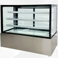 thumbnail image 2 of NSF 60 in. Commercial Galss Door Refrigerated Bakery Display 24 Cu.Ft. Refrigerator Case in Stainless Steel, 2 of 11