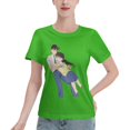 thumbnail image 1 of T-Shirt Basique à Manches Courtes pour Femmes Conan et Xiaolan, 1 of 6
