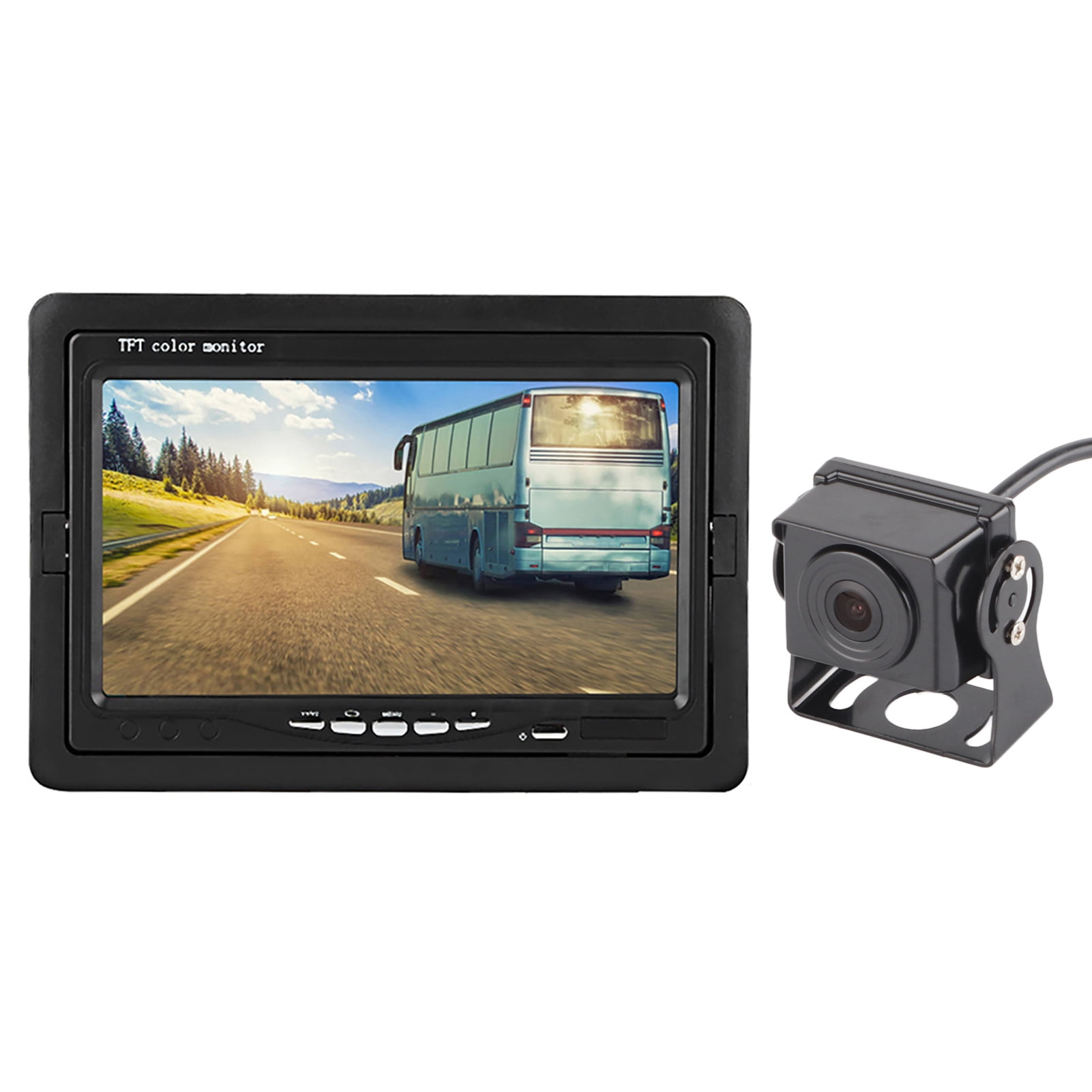 Rear View Backup Camera 7in AHD 1080P Universal Reverse Monitor