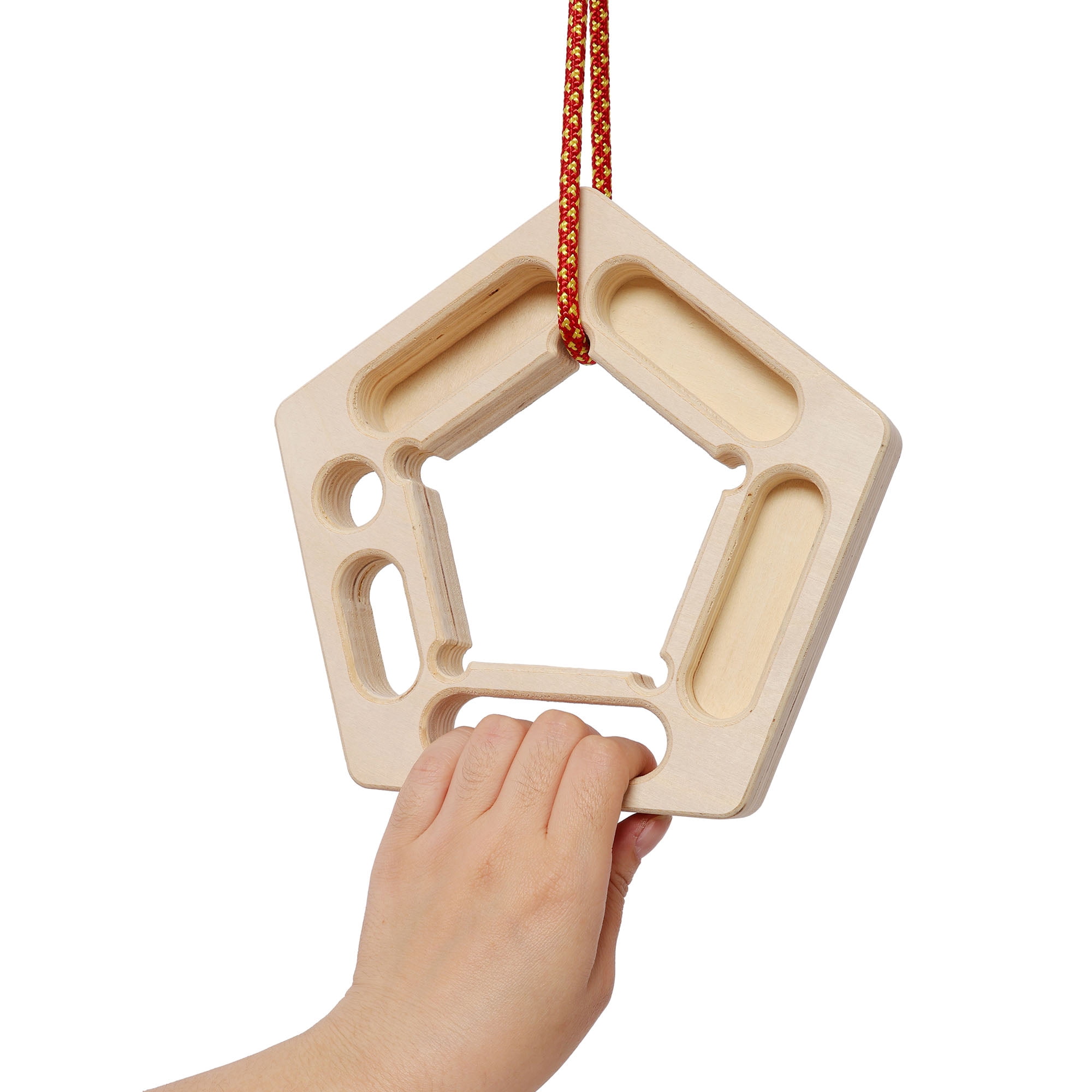 CQSXDA 2pack Wooden Climbing Hangboard For Strengthening Fingers And Grip Essential Rock Climbing Training Tool