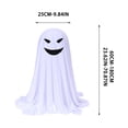thumbnail image 3 of Halloween Decorations Spooky Ghost | Indoor Spooky Ghost LED Lights Tabletop Decor DIY Assembly Sturdy Fabric Ghost Mantel Decor Blue, 3 of 7