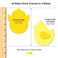 thumbnail image 2 of FreshCut Crafts Punch Out Paper Cutouts, Easter Shapes, Bunnies, Chicks & Eggs, 130 Pieces, 2 of 5