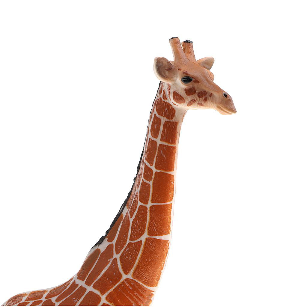 Giraffe Simulation Land Animal Model Kids Educational Toy Home Decor 