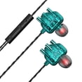 thumbnail image 1 of Seitruly Control con cable Tipo de auricular en la oreja Teléfono Control con cable Auriculares estéreo TPE Cable Auricular 3.5 mm tipo-c Cables de audio/vídeo Verde tipo-c, 1 of 8