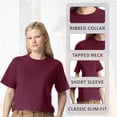 thumbnail image 4 of American Apparel Women’s Fine Jersey Boxy T-Shirt 100% Cotton, Plain Solid Tees Bulk Assorted Pack T-Shirt (Bright Color 3 Pack, L), 4 of 8