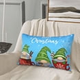 thumbnail image 5 of Naloa Merry Christmas Gnome Pillowcase, Throw Pillowcase, Wrinkle-Free, Stain-Resistant with Hidden Zipper for Bedroom Sofa-20"x30", 5 of 6