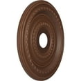 thumbnail image 2 of Ekena Millwork 19"OD x 3 1/2"ID x 1"P Cole Thermoformed PVC Ceiling Medallion (Fits Canopies up to 5 1/8"), Universal Aged Metallic Rust, 2 of 10