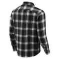 thumbnail image 3 of Men's Darius Rucker Collection by Fanatics Black Oklahoma Sooners Flannel Plaid Full-Snap Shirt, 3 of 6